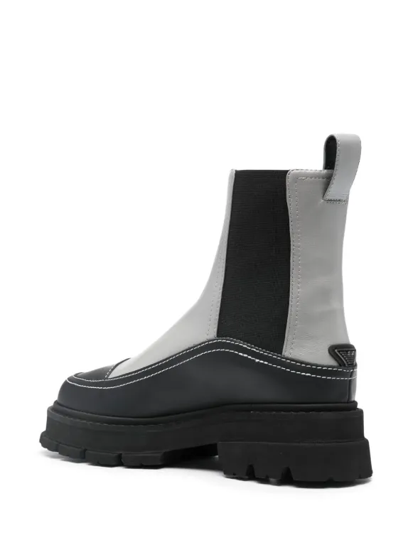 Emporio Armani 55mm panelled ankle boots