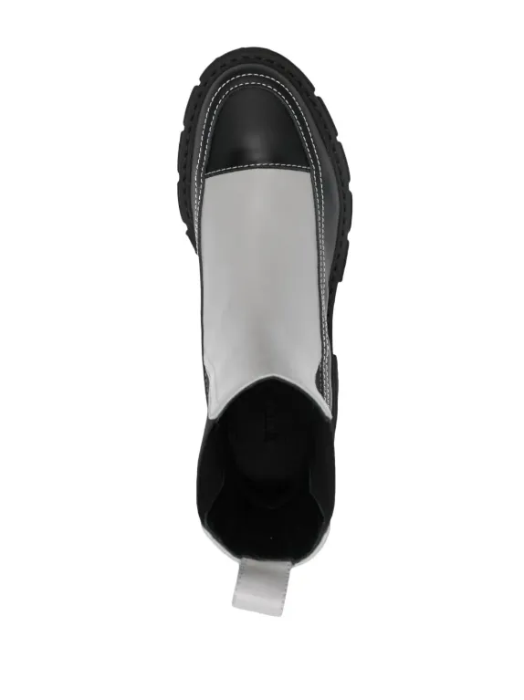 Emporio Armani 55mm panelled ankle boots