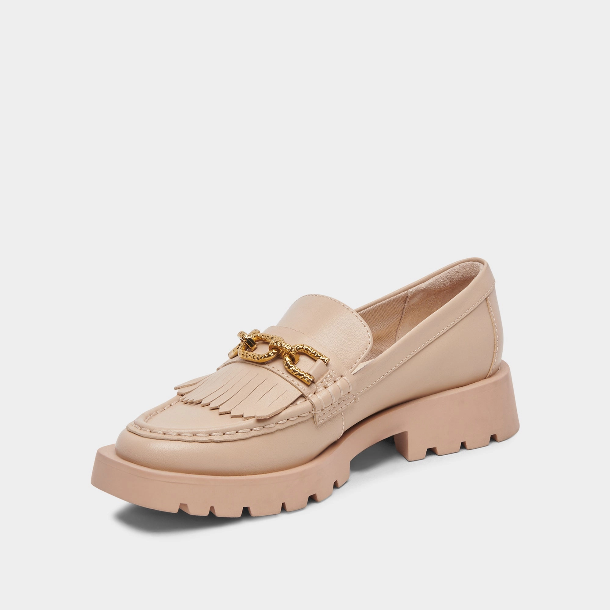 ERNA FLATS LT BLUSH LEATHER