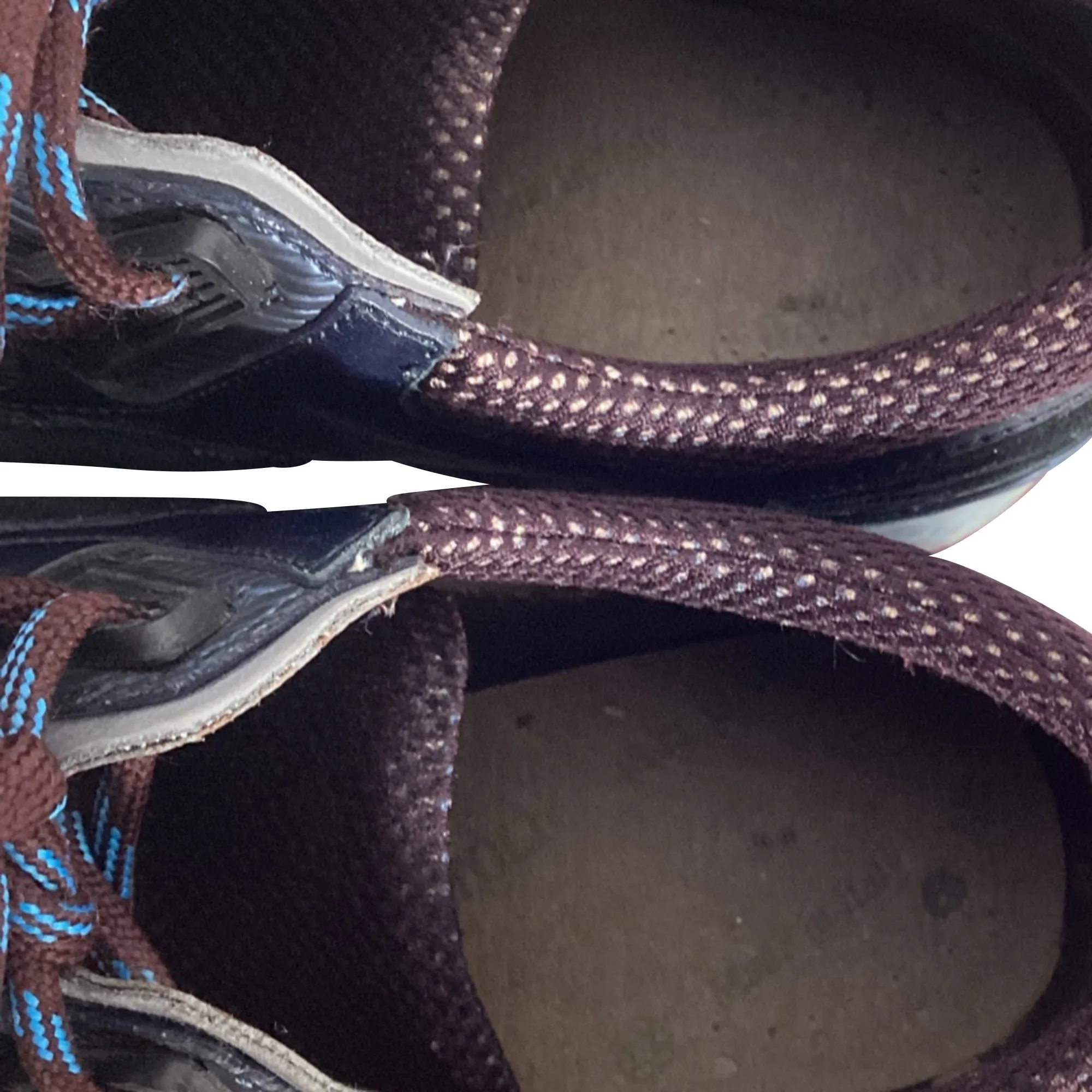 Lanvin Runners DS Sneakers in Blue Suede and Leather