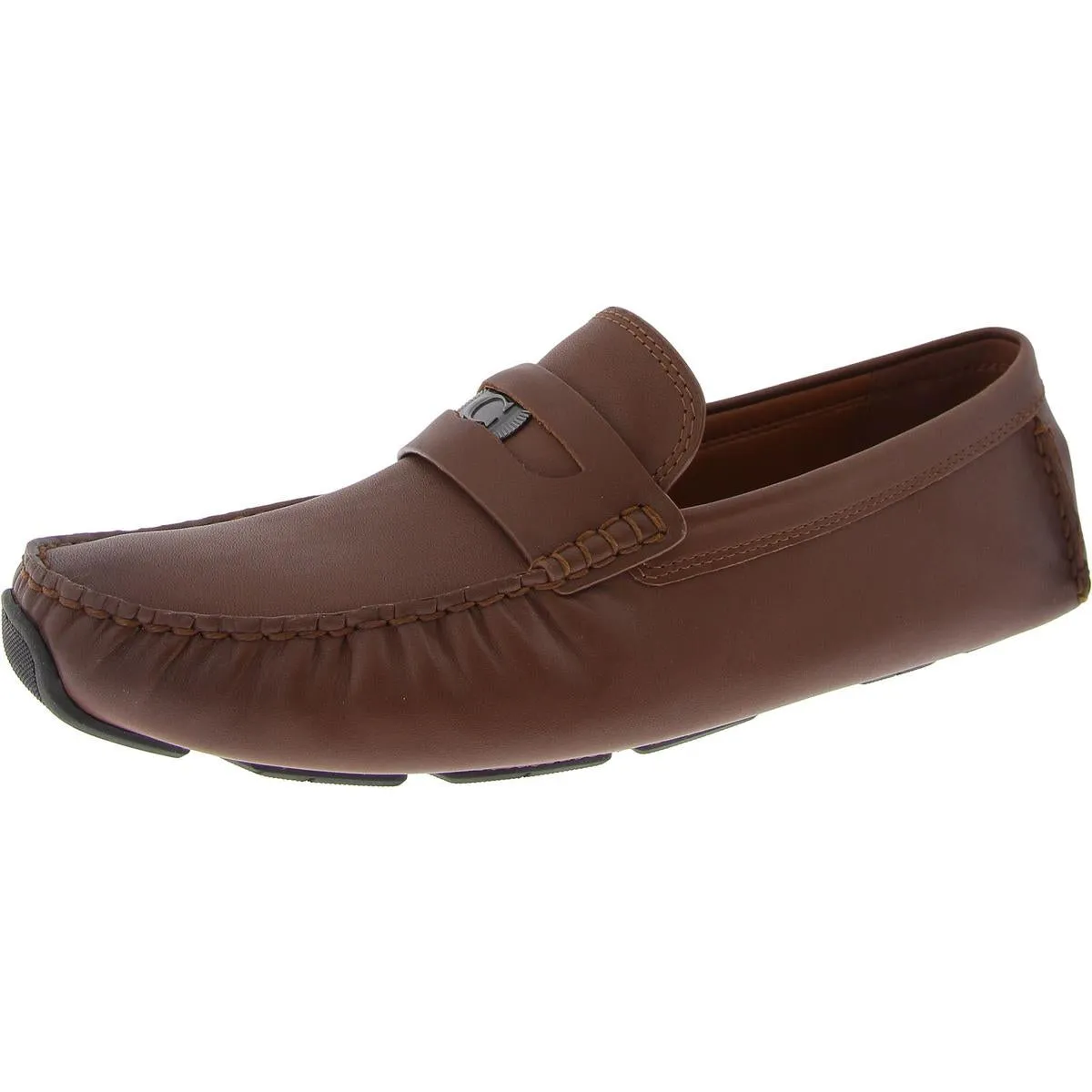 Mens Leather Driving Loafers