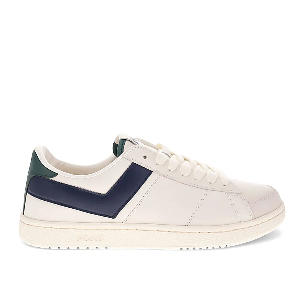 PONY Mens M-Pro Low Genuine Leather and Suede Premium Lace Up Athletic Sneaker Shoe