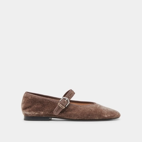 ROSLYN BALLET FLATS SMOKE VELVET