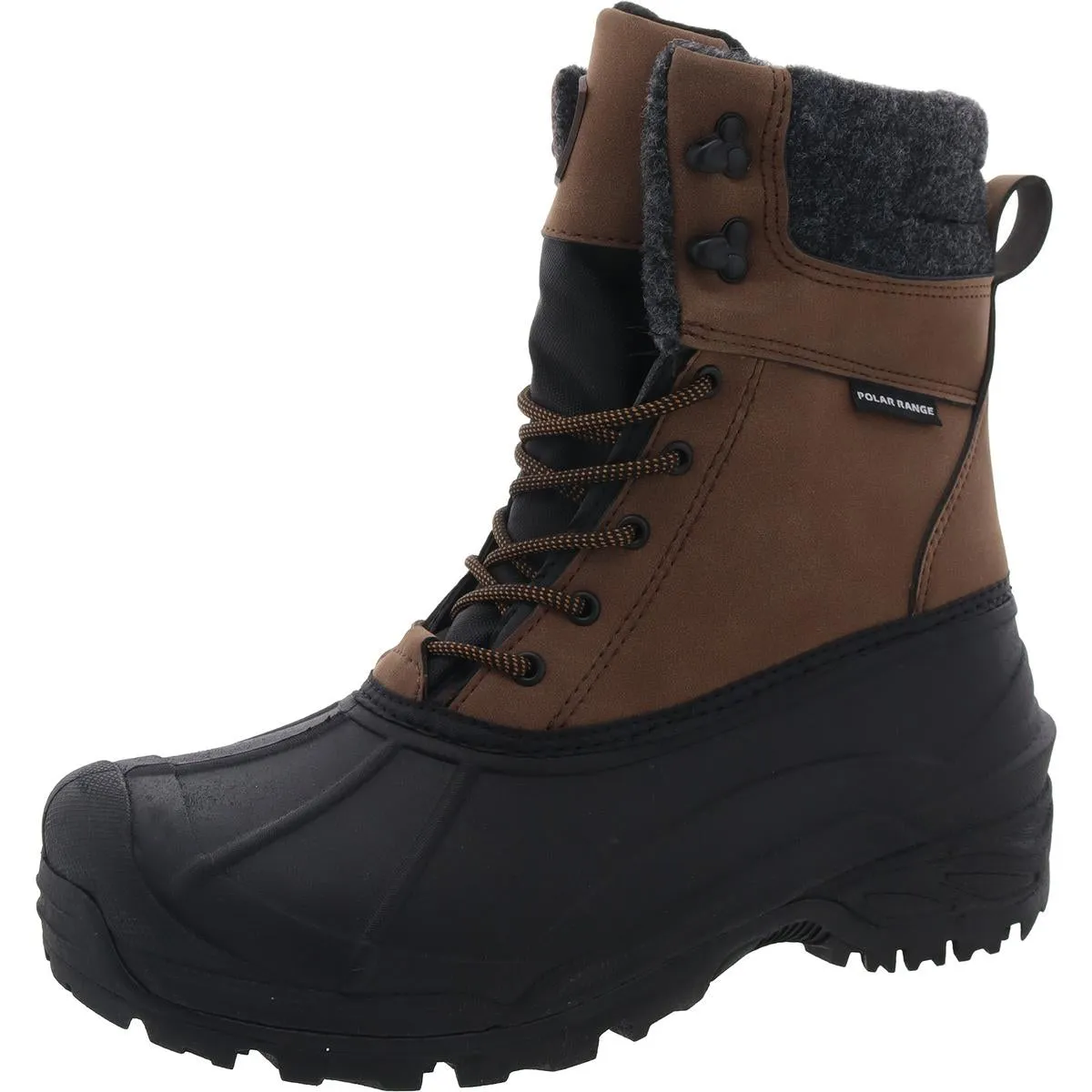 Tasco Mens Solid Man Made Winter & Snow Boots