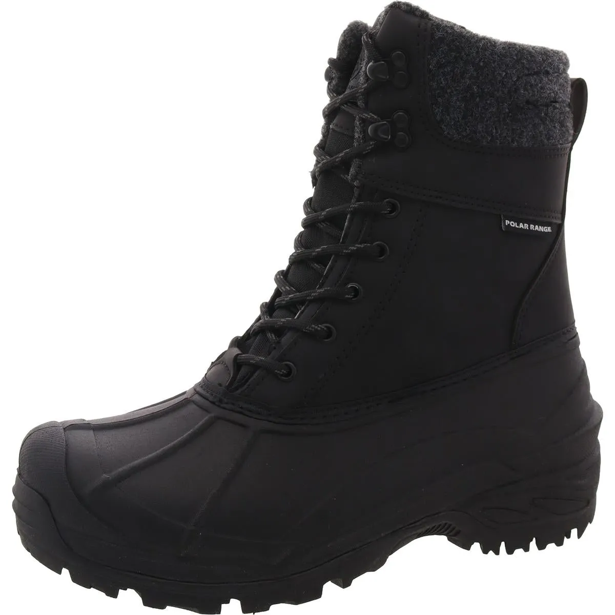 Tasco Mens Solid Man Made Winter & Snow Boots