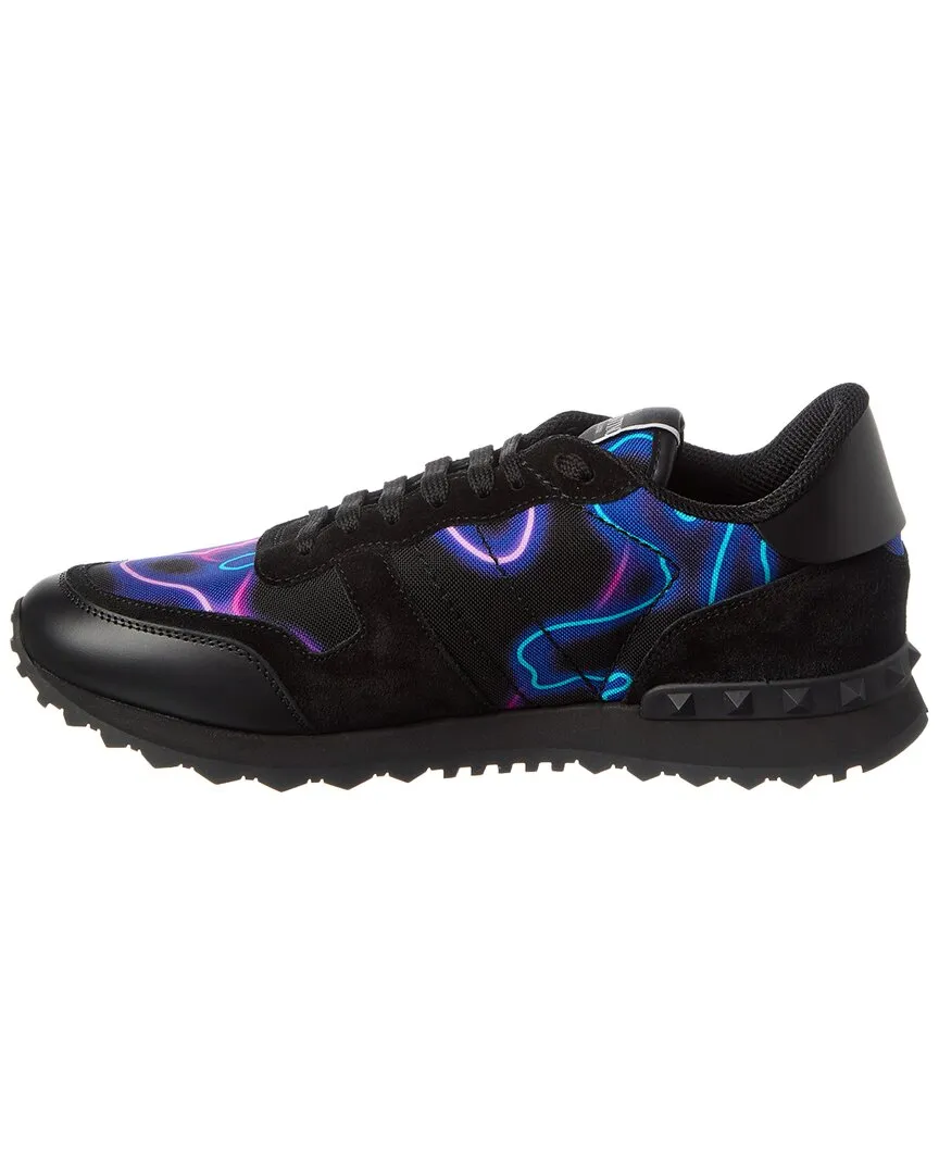 Valentino Canvas & Leather Sneaker