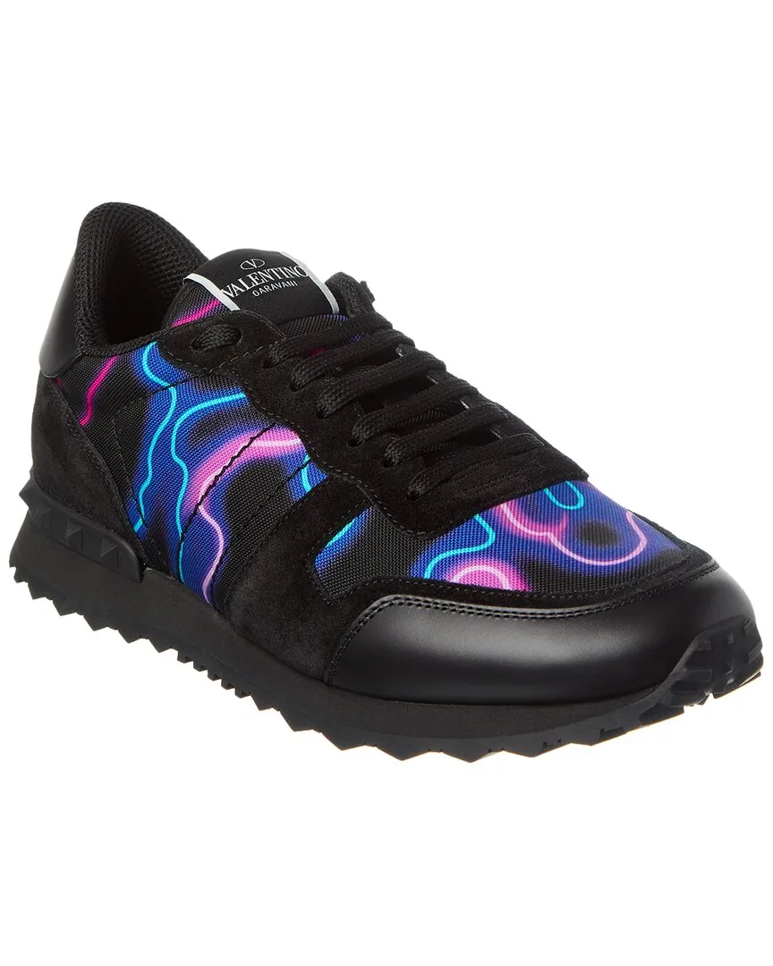 Valentino Canvas & Leather Sneaker